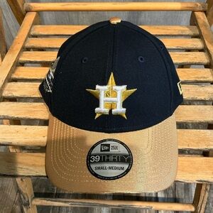 New Era Navy and Gold Astros Cap Size S/M